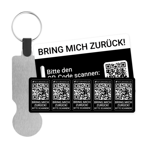 BUNDLE - Schlüsselanhänger & Sticker & Card